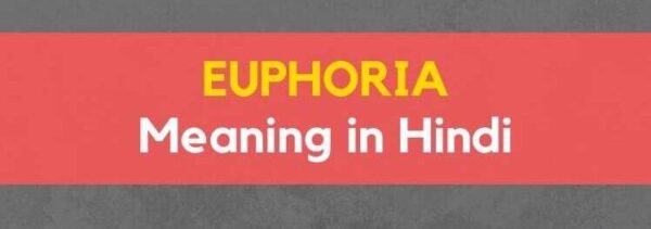 Euphoria Meaning in Hindi – Euphoria का हिंदी में क्या मतलब होता है?