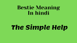 Bestie meaning in Hindi – Bestie का हिन्दी में क्या मतलब है?