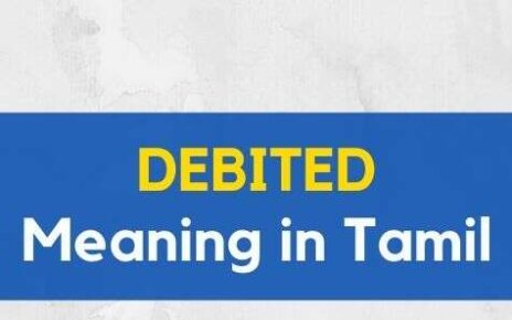 Debited Meaning in Tamil