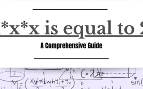 x*x*x is equal to 2